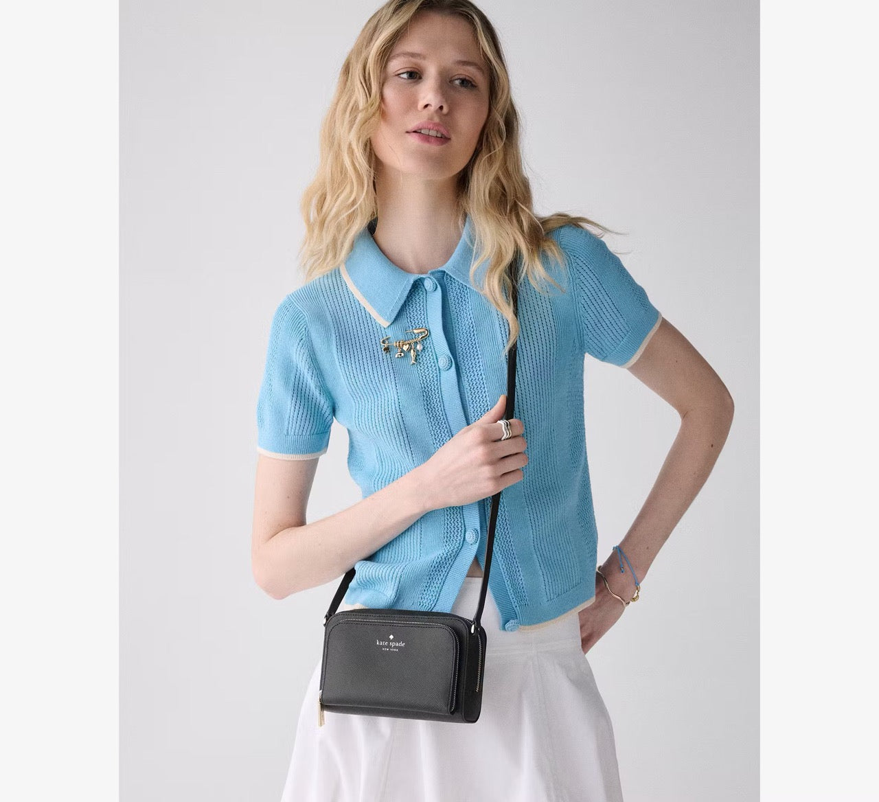 [WEB EXCLUSIVE][READY STOCK MY] Kate Spade Staci Mini Crossbody Bag in Black (KP079)