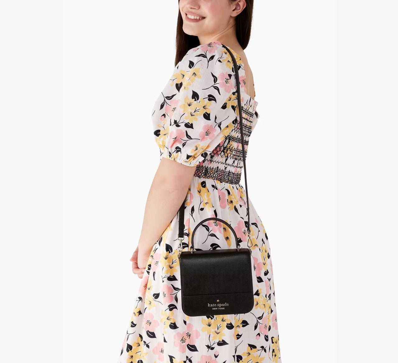 [WEB EXCLUSIVE][READY STOCK MY] Kate Spade Staci Square Crossbody in Black (K7342)