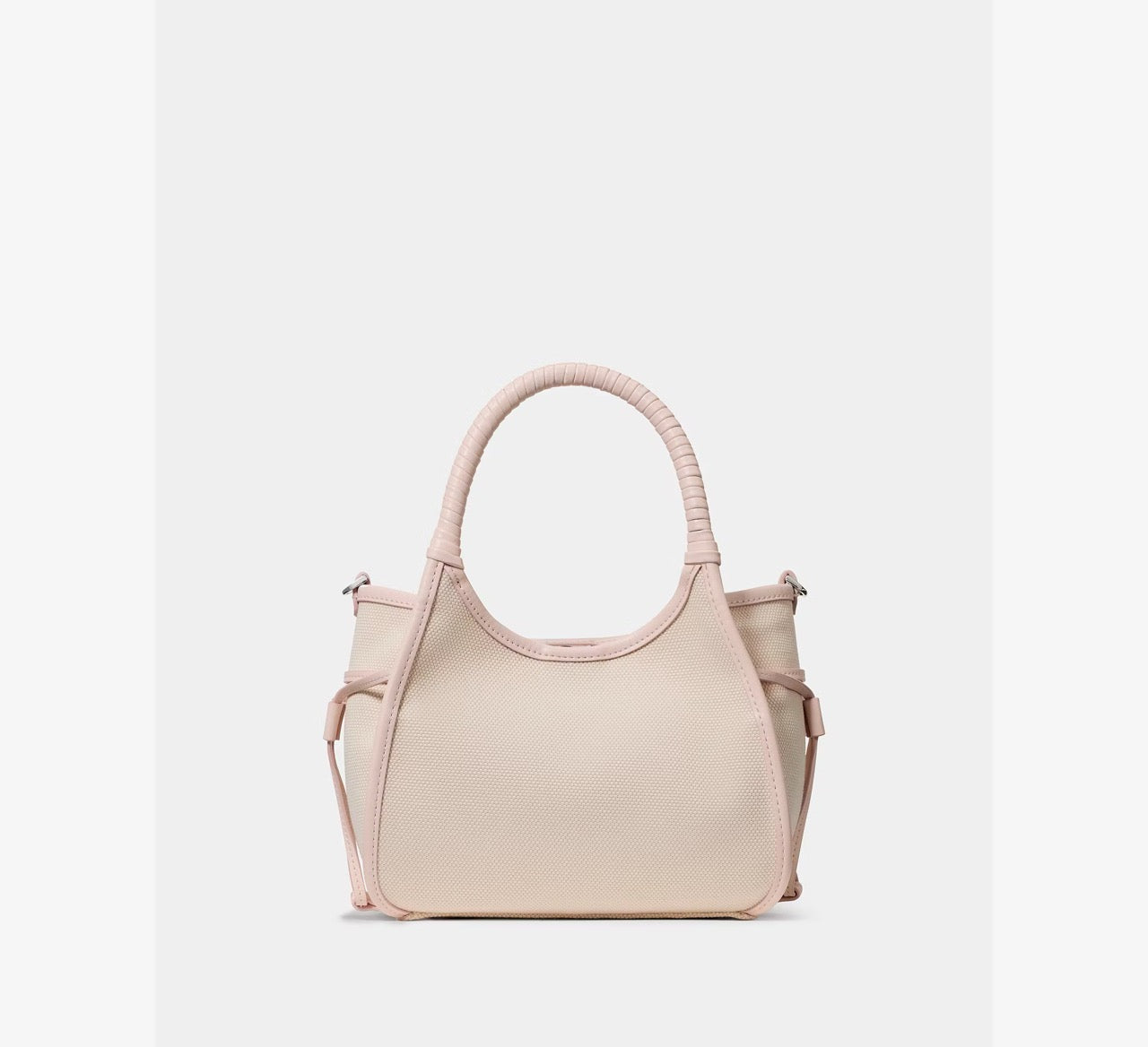 [READY STOCK MY] Kate Spade Stash Canvas Floral Mini Carryall Bag in Pearl Pink (KN646)
