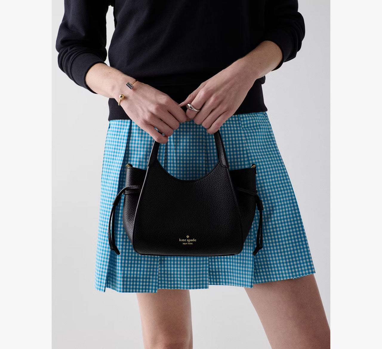 [READY STOCK MY] Kate Spade Stash Mini Carryall Bag in Black (KN634)