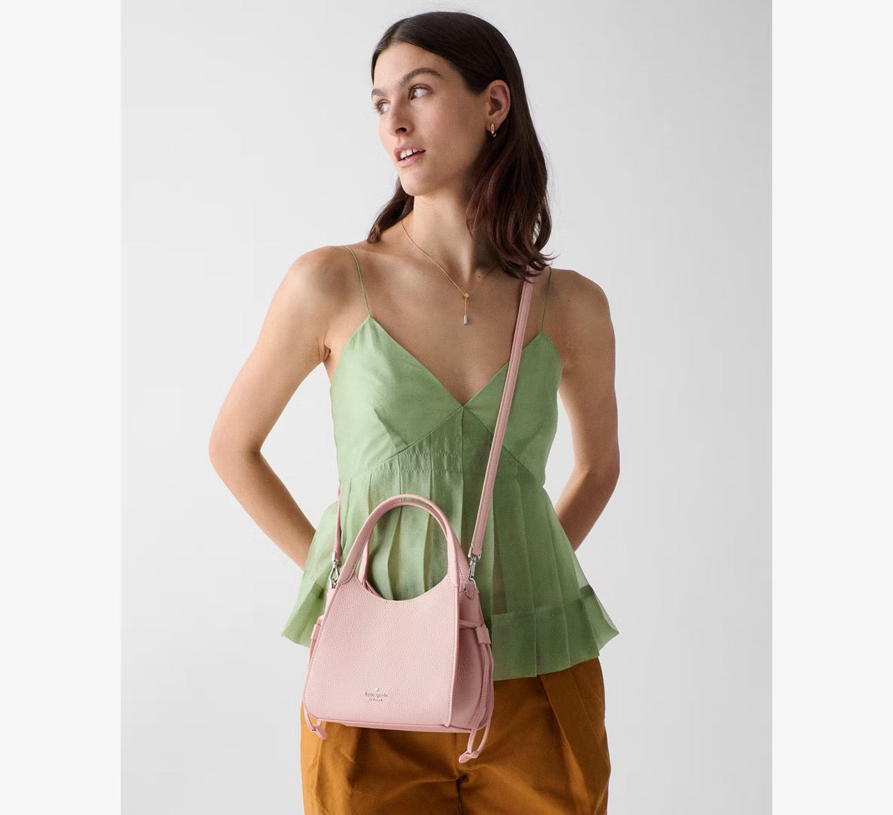 [INCOMING ETA 30 DAYS/AFTER RAYA] Kate Spade Stash Mini Carryall Bag in Tutu Pink (KN634)