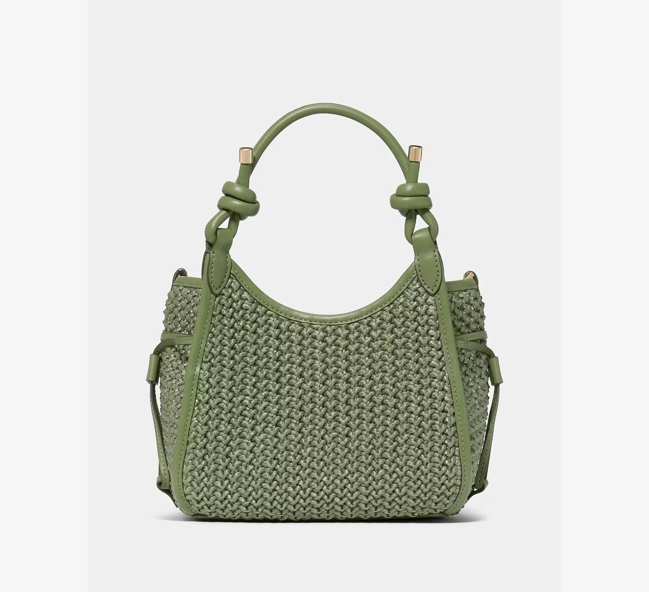 [WEB EXCLUSIVE][READY STOCK MY] Kate Spade Stash Straw Mini Carryall Bag in Cedar Stand (KO496)