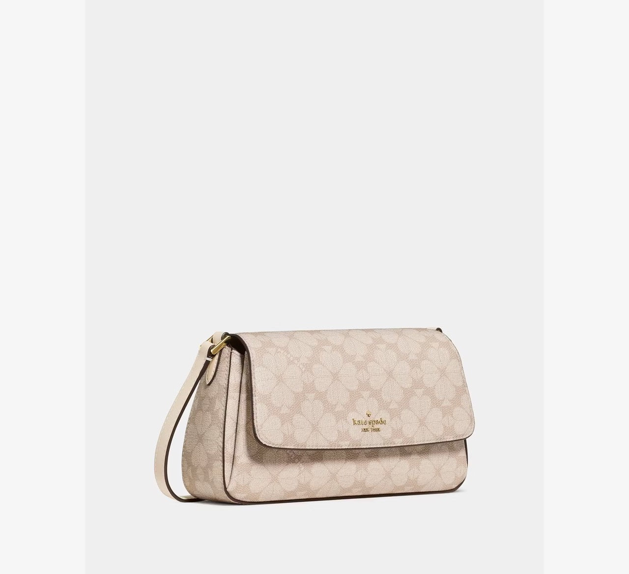 [INCOMING ETA 30 DAYS] Kate Spade Sutton Spade Flower Mini Crossbody Bag in Dark Beige (KO534)