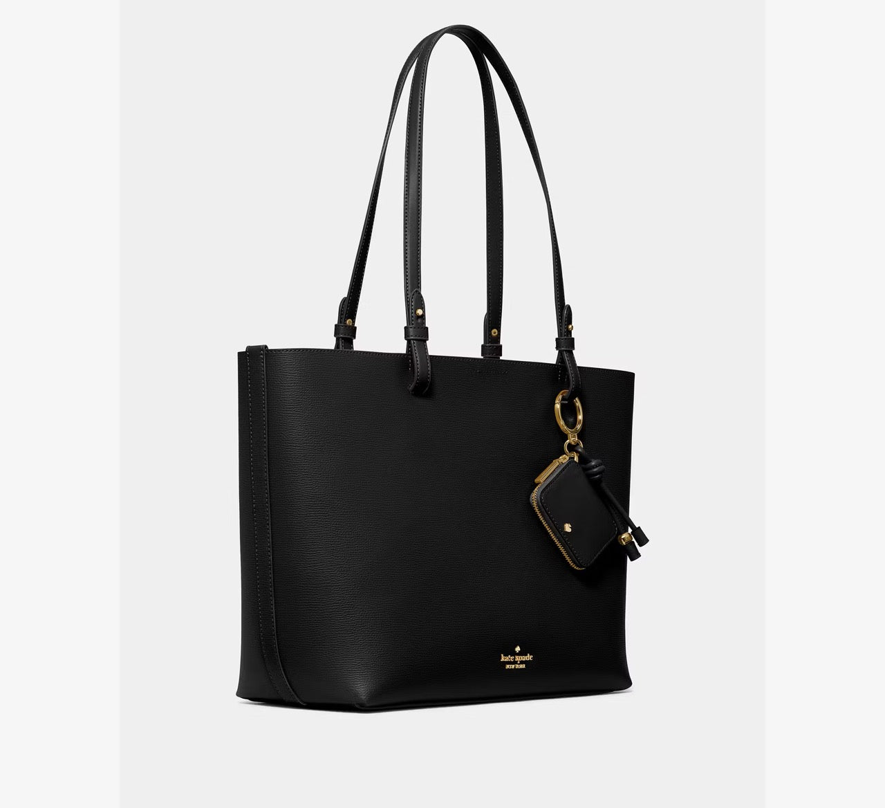 [INCOMING ETA 30 DAYS] Kate Spade Tessa Tote Bag With Charm in Black (KO464)