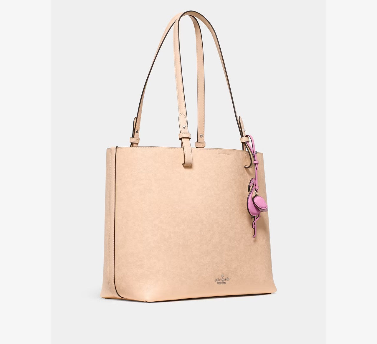 [INCOMING ETA 30 DAYS] Kate Spade Tessa Tote Bag With Charm in Crisp Peach (KO731)