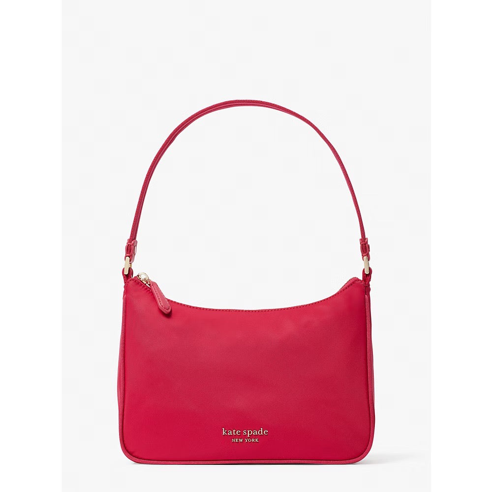 Kate Spade The Little Better Sam Nylon Small Shoulder Bag in Vermillion (PXR00466)