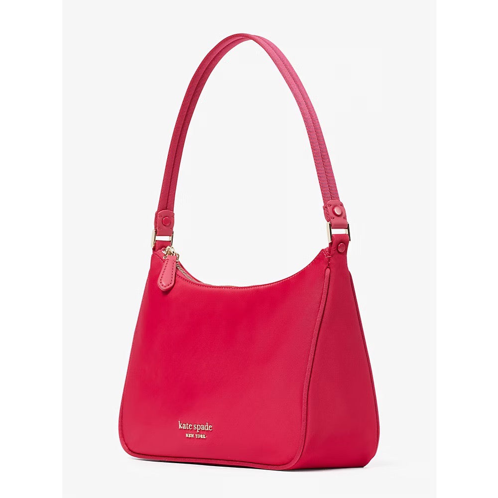 Kate Spade The Little Better Sam Nylon Small Shoulder Bag in Vermillion (PXR00466)