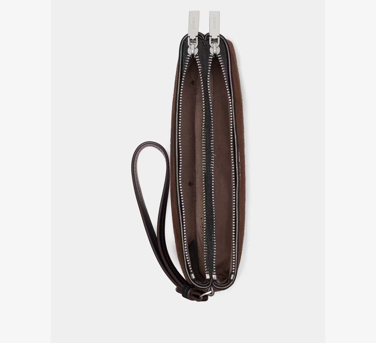 [READY STOCK MY] Kate Spade Wren Suede Wristlet in Hot Fudge (KP195)
