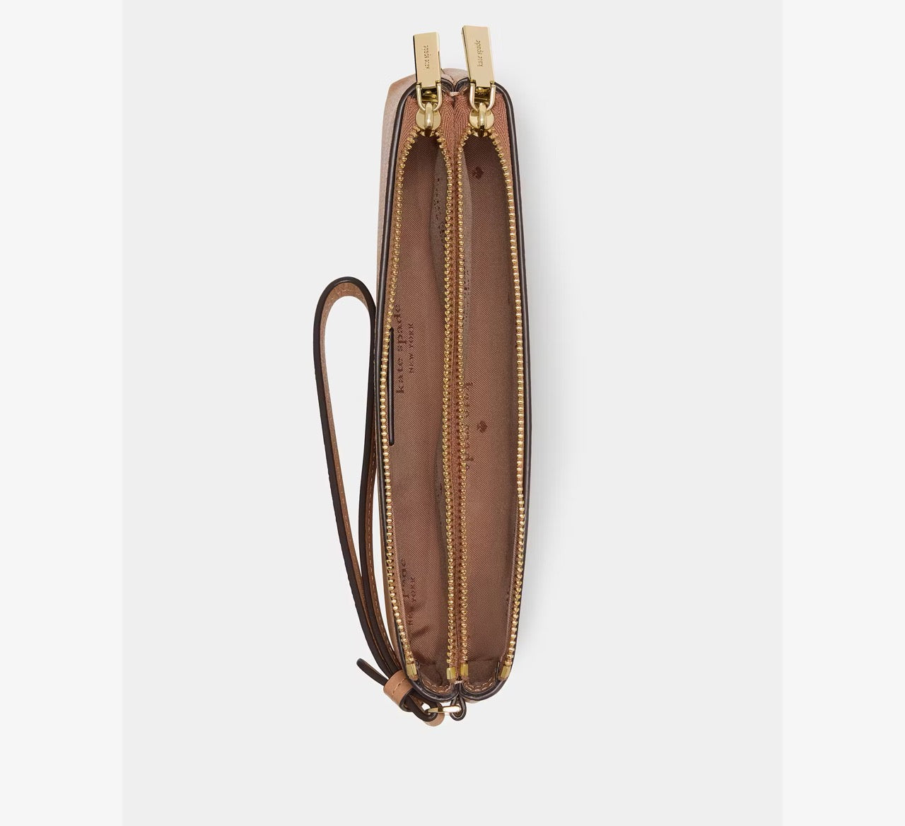 [READY STOCK MY] Kate Spade Wren Wristlet in Bungalow Brown (KO545)