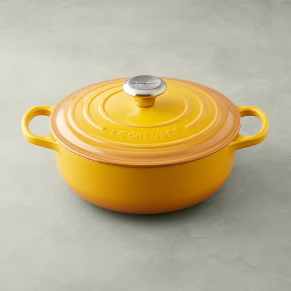 [READY STOCK MY] Le Creuset signature sauteuse oven 3.5qt Nectar
