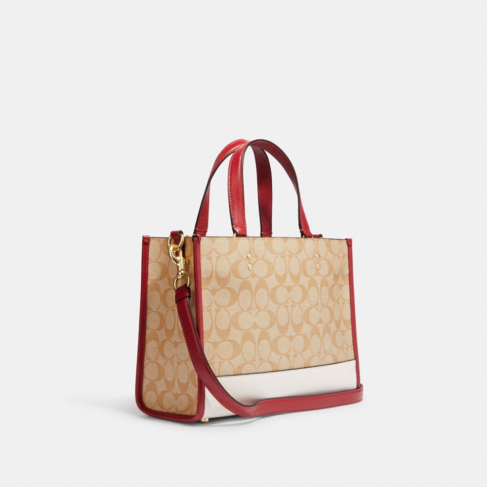 Coach Lunar New Year Dempsey Carryall In Signature Canvas With Rabbit And Carriage in Light Khaki Multi (CE645)