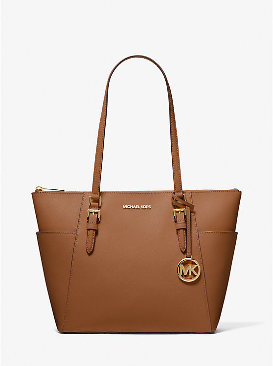 Michael Kors Charlotte Large TZ Tote in Luggage (35T0GCFT7L)