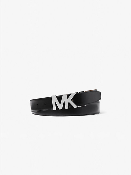 MK 4 In 1 Dress Belt Box in Signature Brown/Black (36H9MBLY4V)
