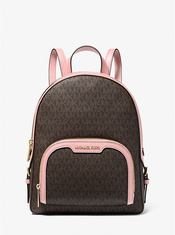 Michael Kors Jaycee Medium Zip Pkt Backpack in Powder Blush (35S2G8TB2B)