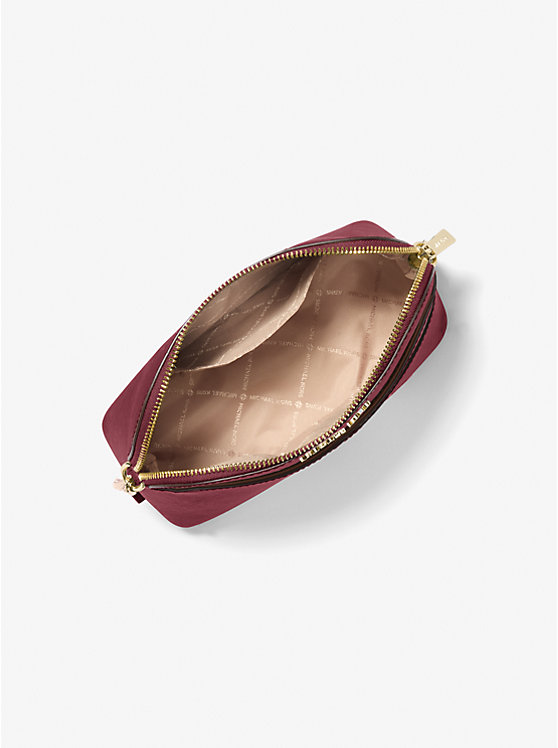 [INCOMING ETA END NOV 2024] MK Jet Set Travel Medium Dome Crossbody Bag In Oxblood (35F1GTVC6T)