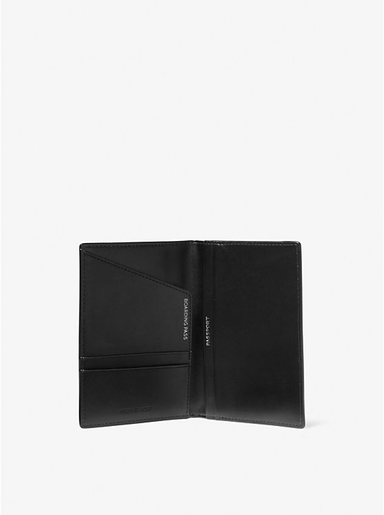 Michael Kors Logo Passport Wallet in Black (36H0MHR00B)