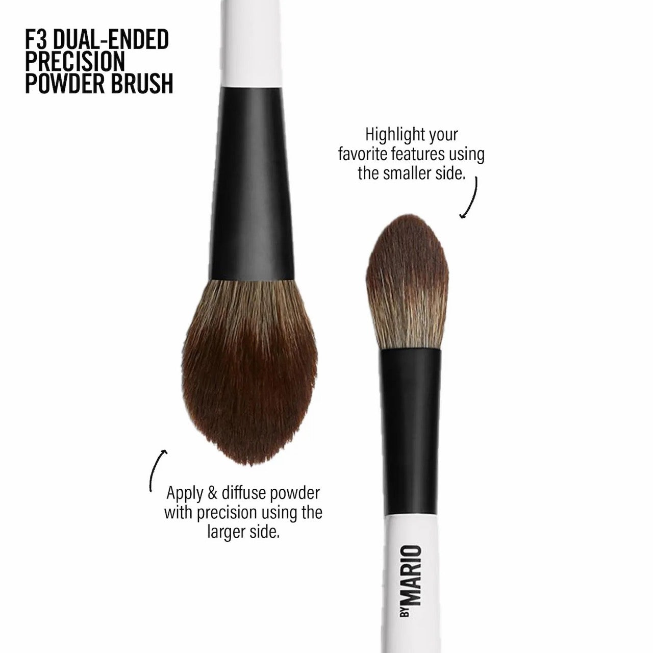 [INCOMING ETA 30 DAYS] Makeup by Mario F3 Dual-Ended Precision Powder Brush