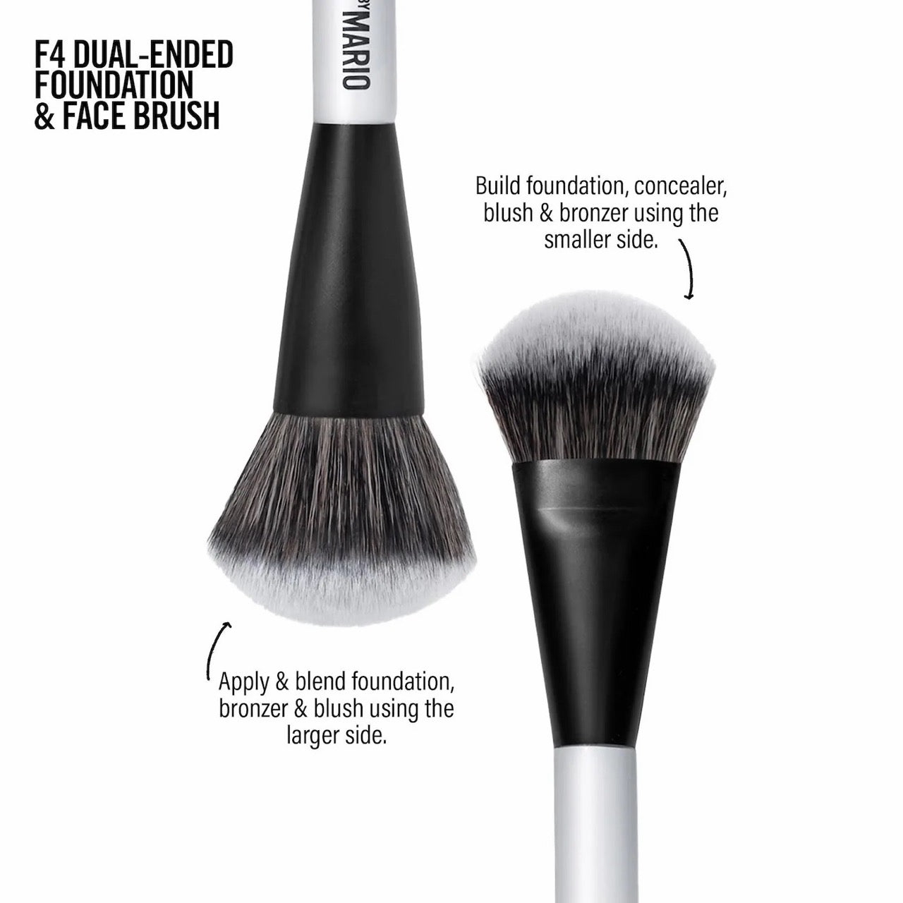 [INCOMING ETA 30 DAYS] Makeup by Mario F4 Dual-Ended Foundation & Face Brush