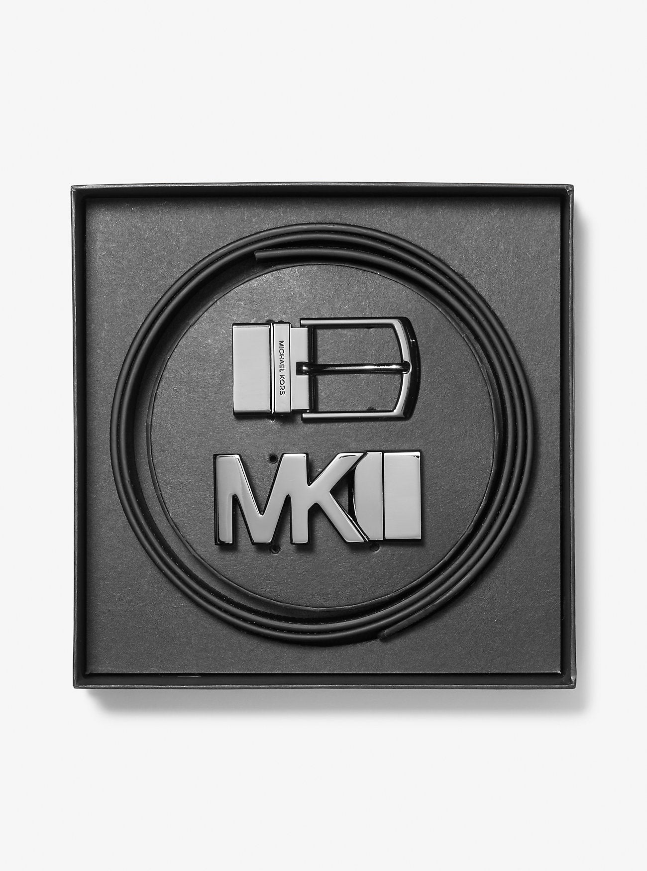 Michael Kors 4-In-1 Logo Belt Box Set in Black (36R4LBLY4B)