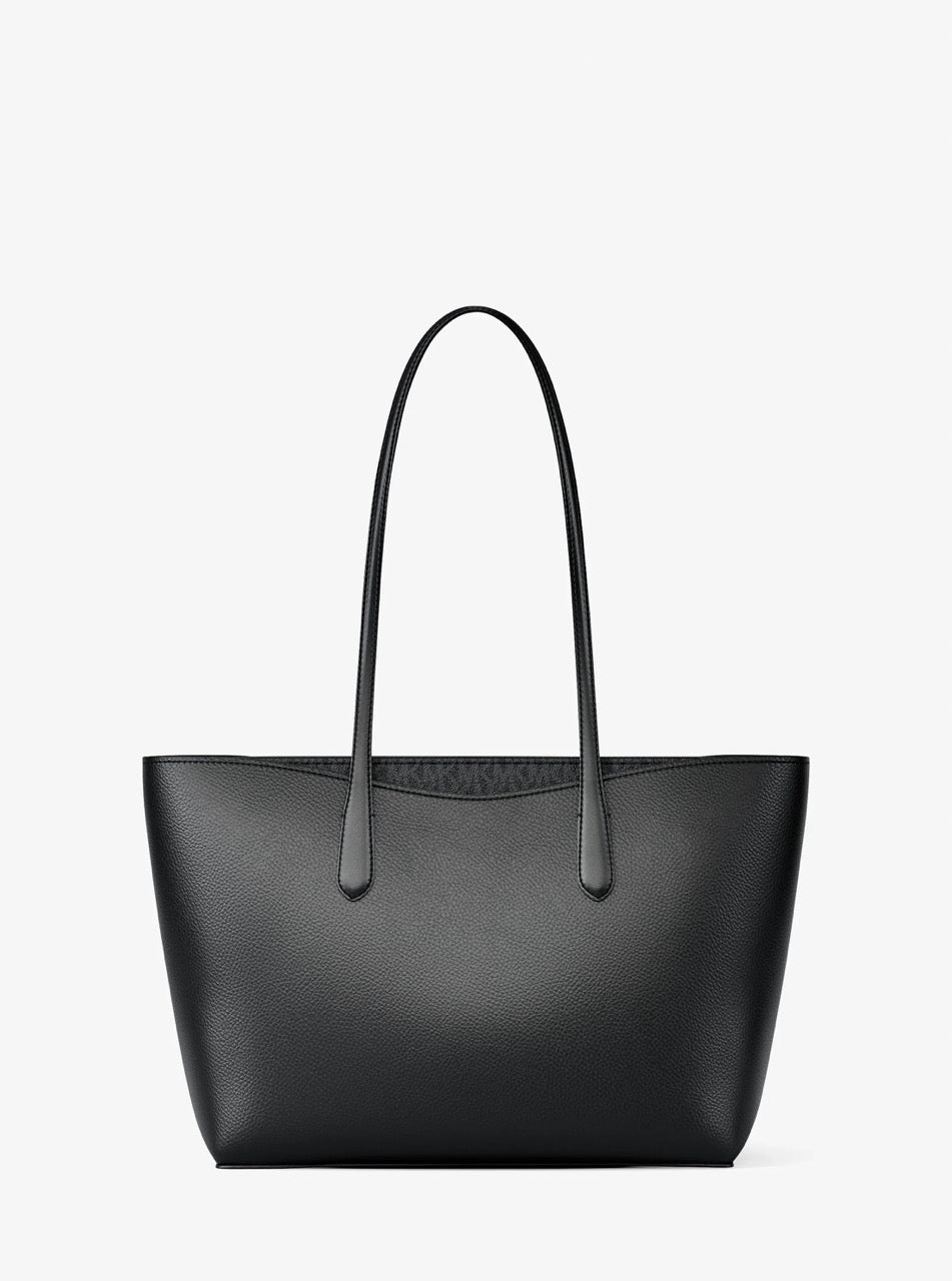 [WEB EXCLUSIVE][READY STOCK MY] Michael Kors Arden Large Top Zip Tote in Black (35S6S4XT3L)