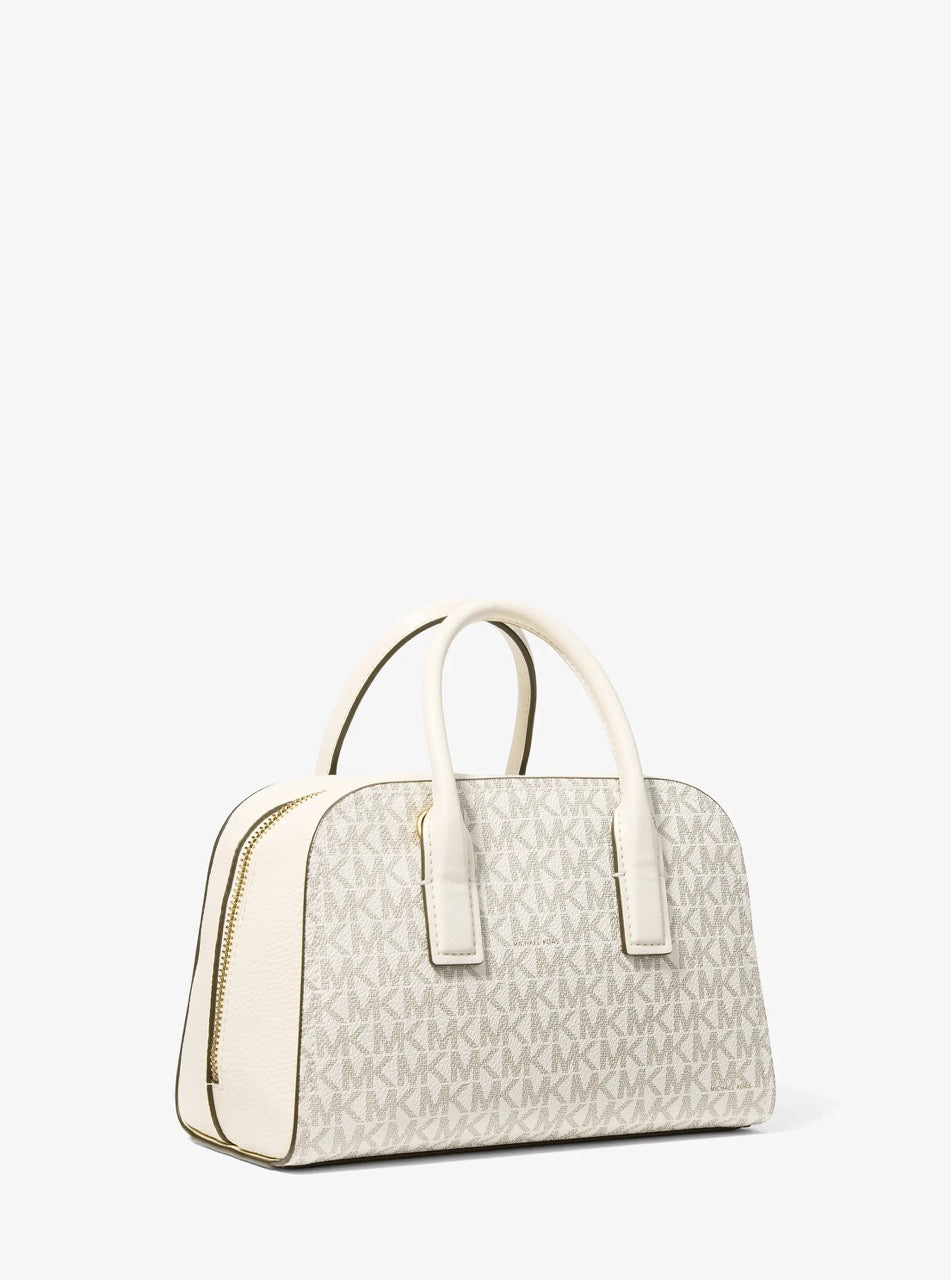 [WEB EXCLUSIVE][READY STOCK MY] Michael Kors Ashton Small Zip Messenger in Light Cream Multi (35F6G9QM5B)