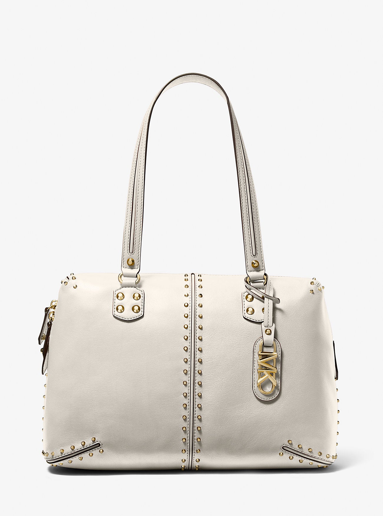 Michael Kors Astor Large Shoulder Tote in Optic White (30S3GATE3L)