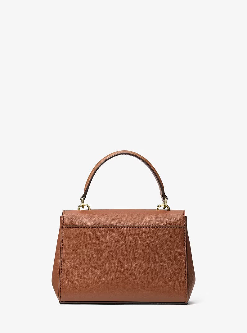 [WEB EXCLUSIVE][READY STOCK MY] Michael Kors Ava Extra-Small Saffiano Leather Crossbody in Luggage (32F5GAVC1L)