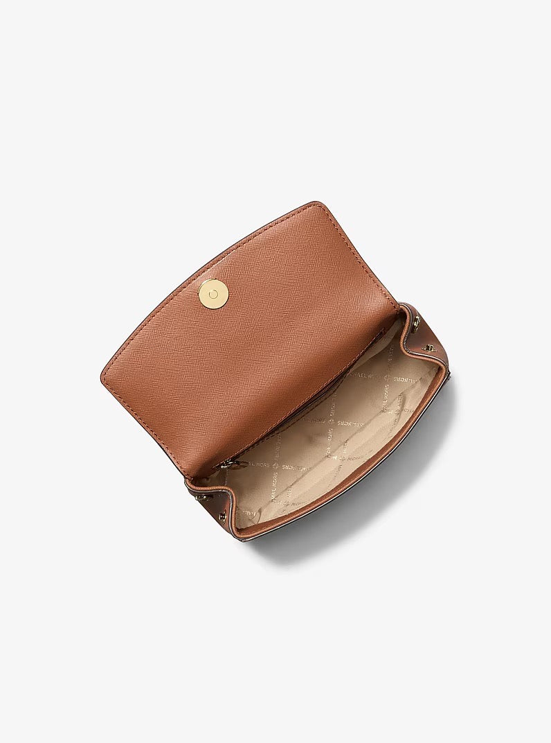 [WEB EXCLUSIVE][READY STOCK MY] Michael Kors Ava Extra-Small Saffiano Leather Crossbody in Luggage (32F5GAVC1L)