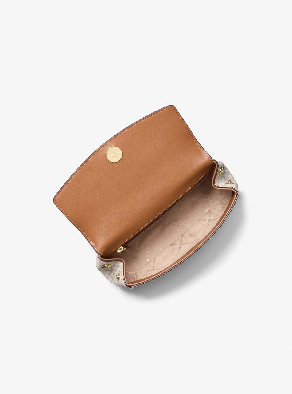 [WEB EXCLUSIVE][READY STOCK MY] Michael Kors Ava Extra-Small Saffiano Leather Crossbody in Vanilla (32S5GAVC1B)