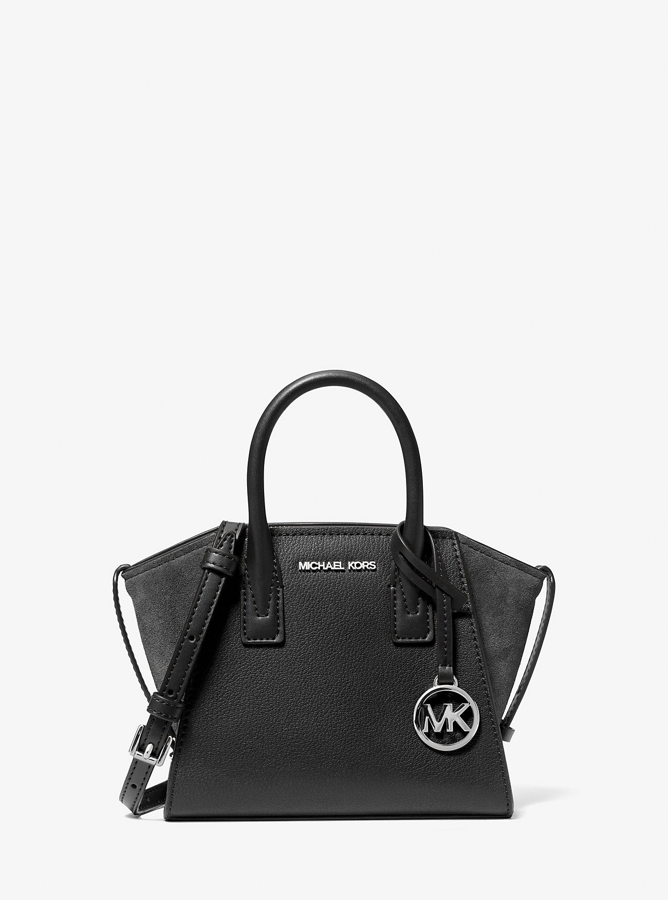 [READY STOCK MY] Michael Kors Avril Extra-Small Leather Satchel in Black (35F4S4VC0L)