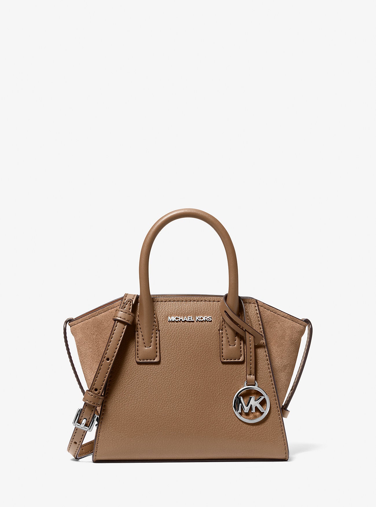 [READY STOCK MY] Michael Kors Avril Extra-Small Leather Satchel in Driftwood (35F4S4VC0L)