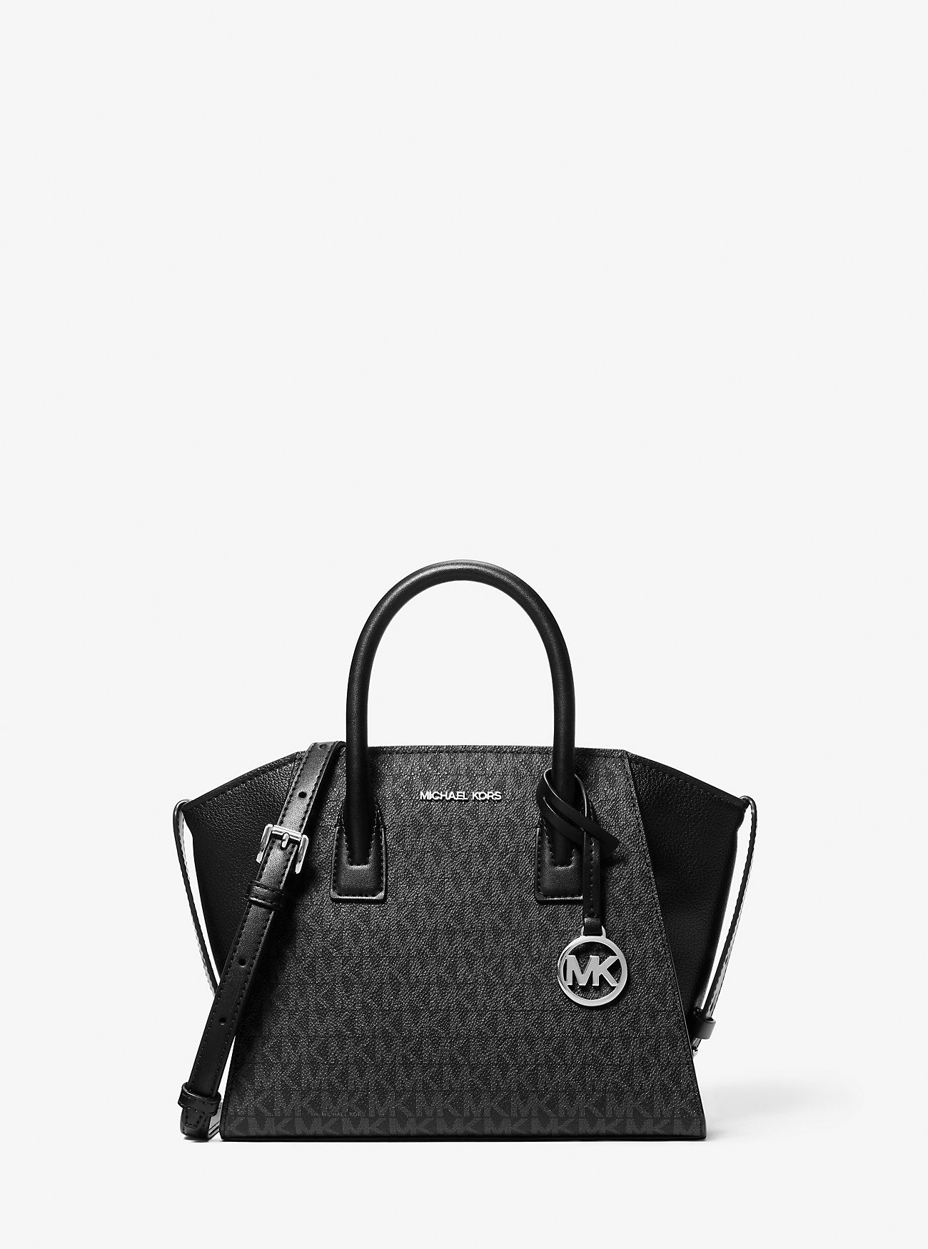 [READY STOCK MY] Michael Kors Avril Small TZ Satchel in Black (35F4S4VS1B)