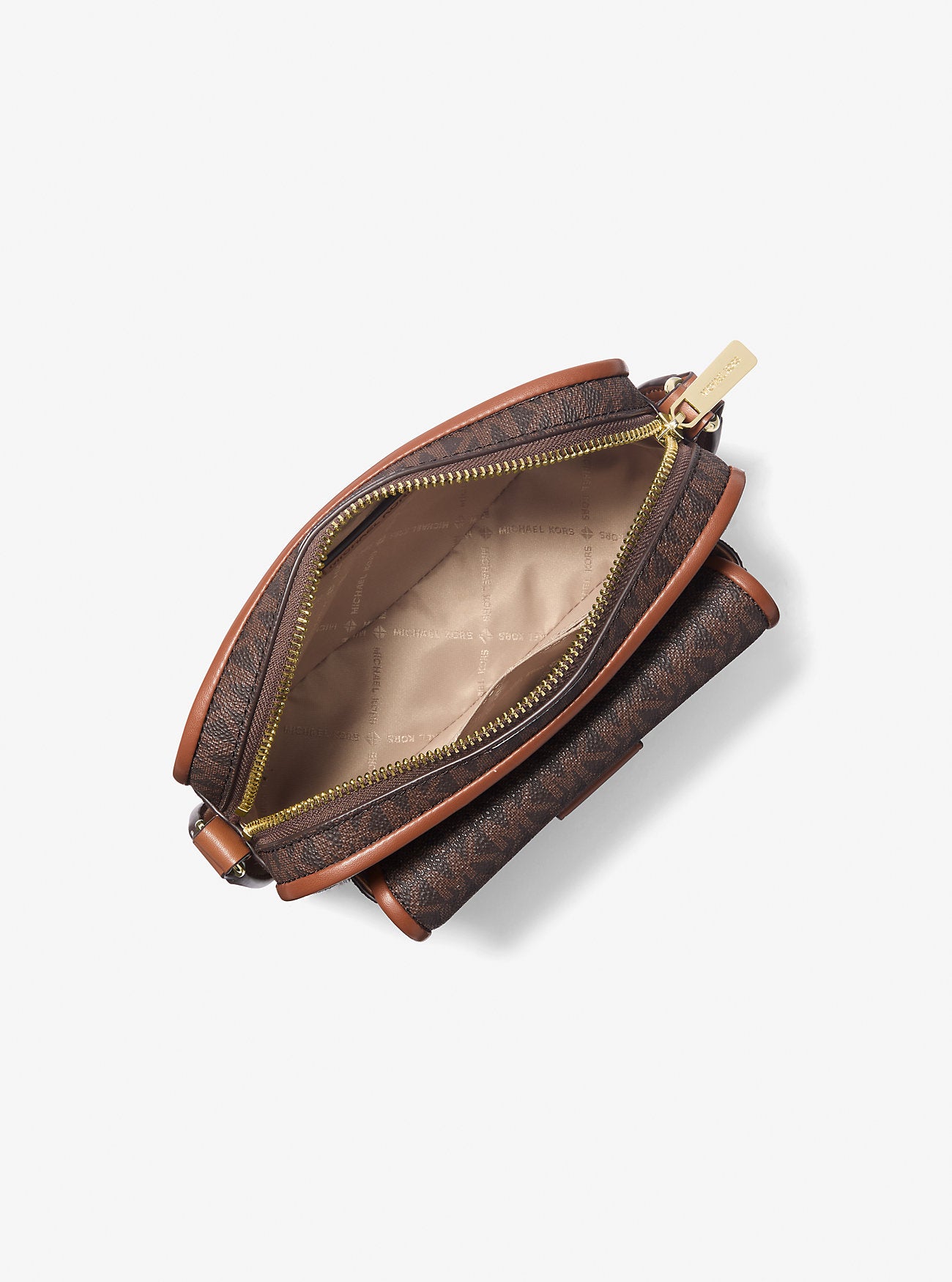[READY STOCK MY] Michael Kors Bradshaw Extra Small Pocket Camera Crossbody in Brown (35R5G2BC0B)