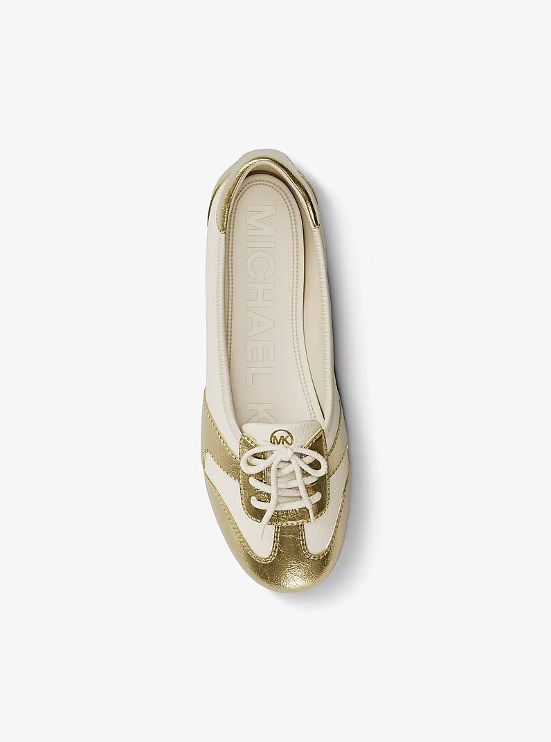 [FK][INCOMING ETA 30 DAYS] Michael Kors Brielle Sneakerina in Pale Gold (49F6BIFS2L)