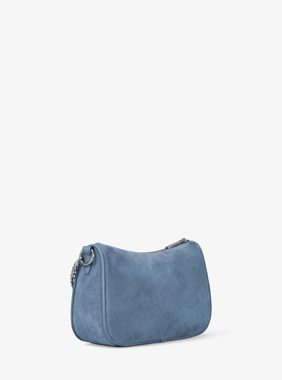 [WEB EXCLUSIVE][READY STOCK MY] Michael Kors Carmela Medium Pouchette Crossbody in Denim (35T6S1QC6S)