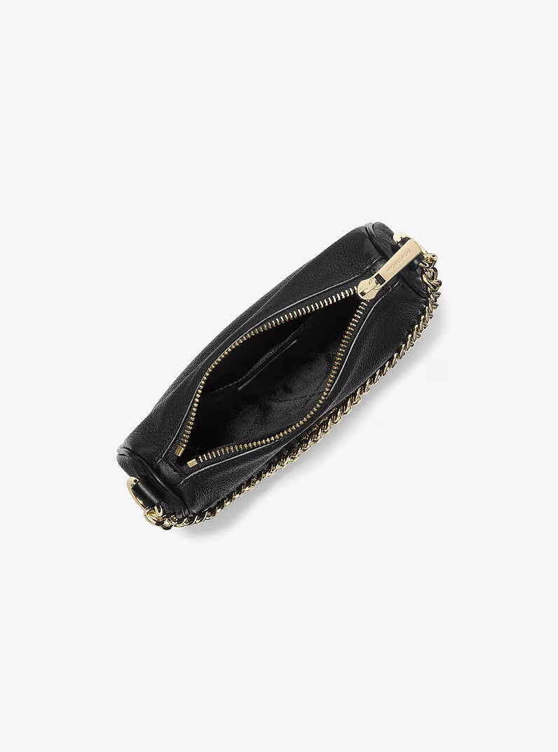 [INCOMING ETA 30 DAYS] Michael Kors Carmela Small Pebbled Leather Convertible Crossbody Bag in Black (35F4G1QC1L)