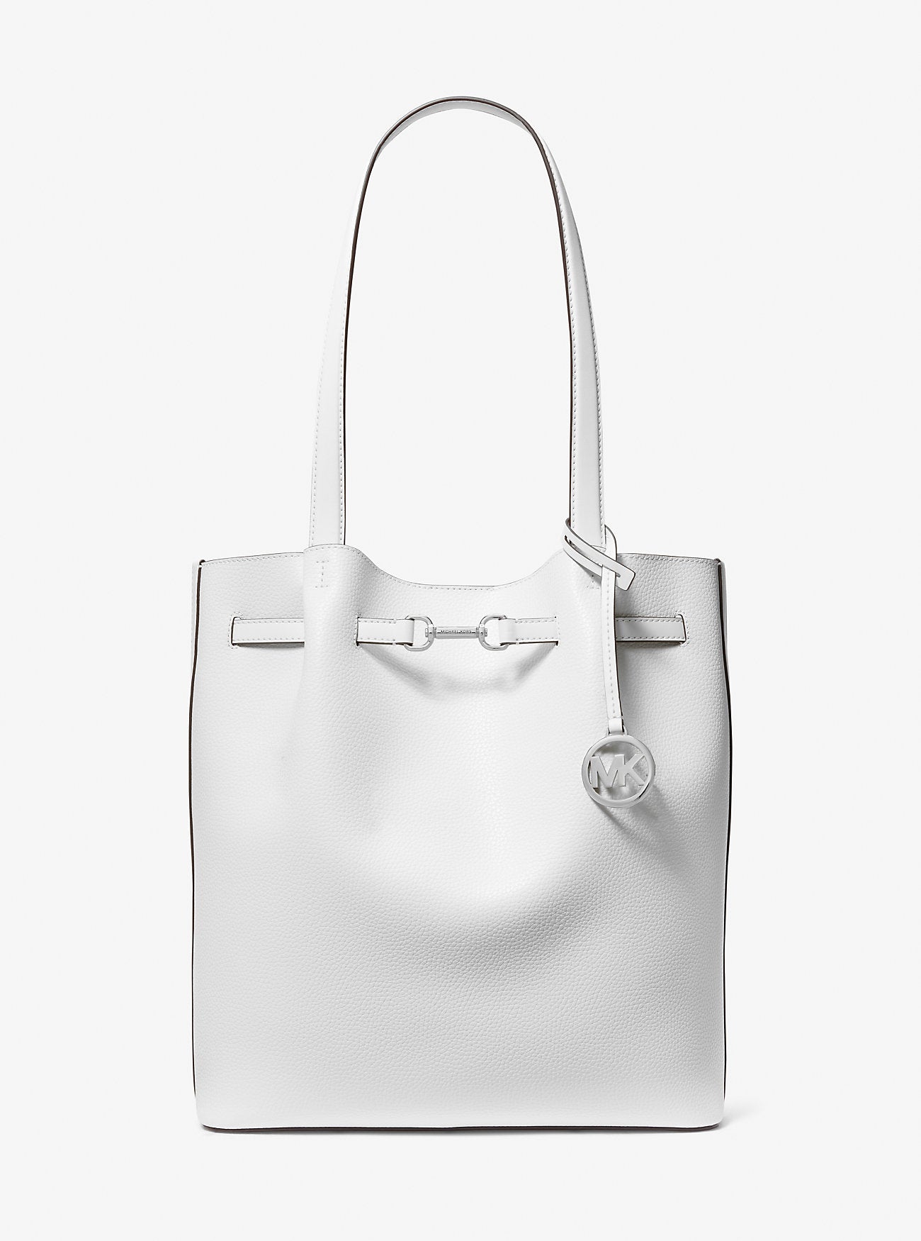 [READY STOCK MY] Michael Kors Carson Large NS Tote in Optic White (35S5S2ZT3T)
