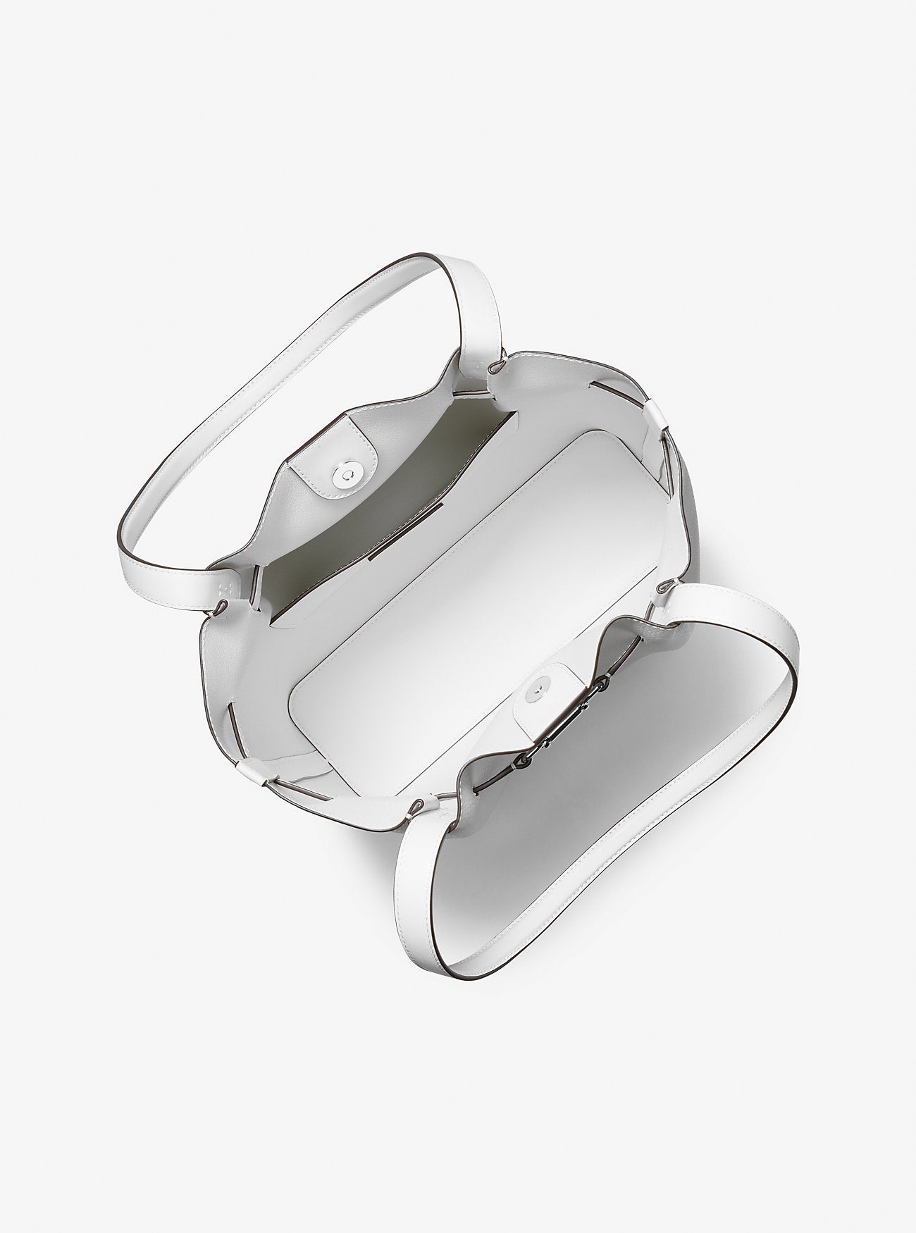 [READY STOCK MY] Michael Kors Carson Large NS Tote in Optic White (35S5S2ZT3T)