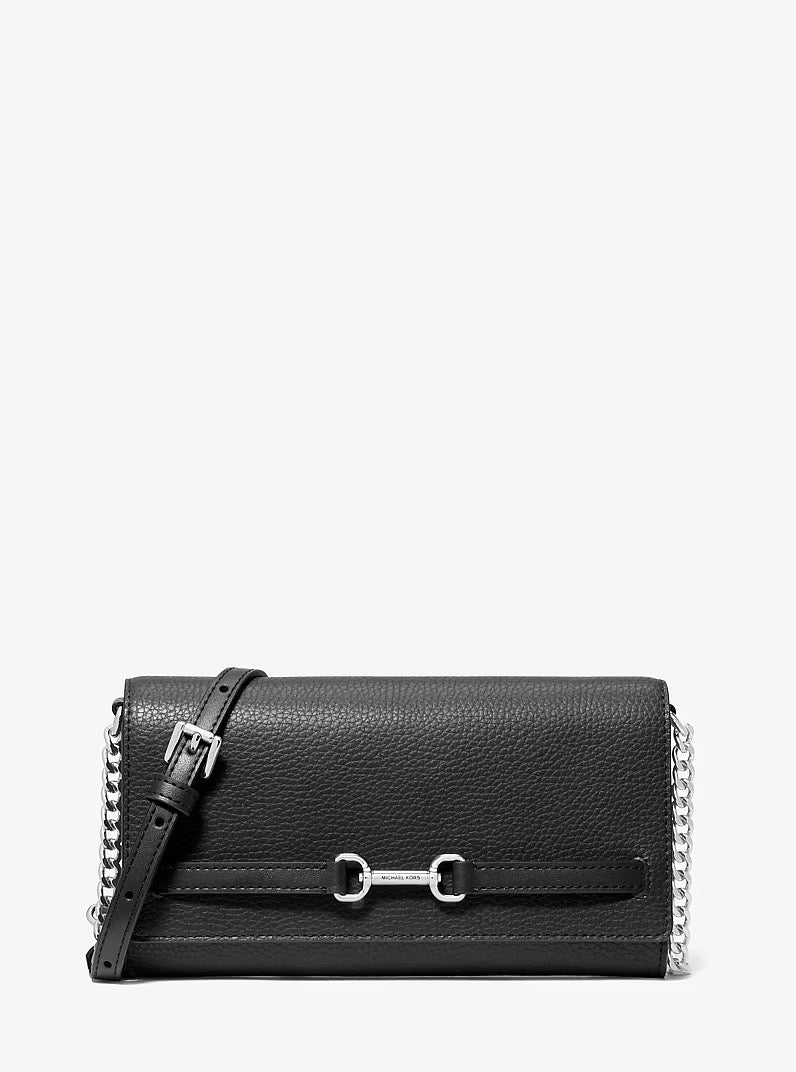 [INCOMING ETA 30 DAYS] Michael Kors Carson Large Wallet On A Chain in Black (35S5S2ZC7L)