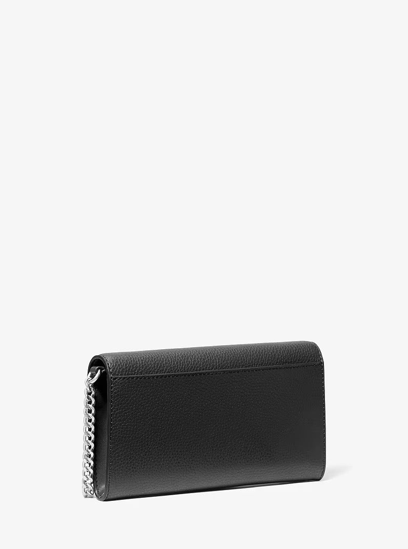 [INCOMING ETA 30 DAYS] Michael Kors Carson Large Wallet On A Chain in Black (35S5S2ZC7L)