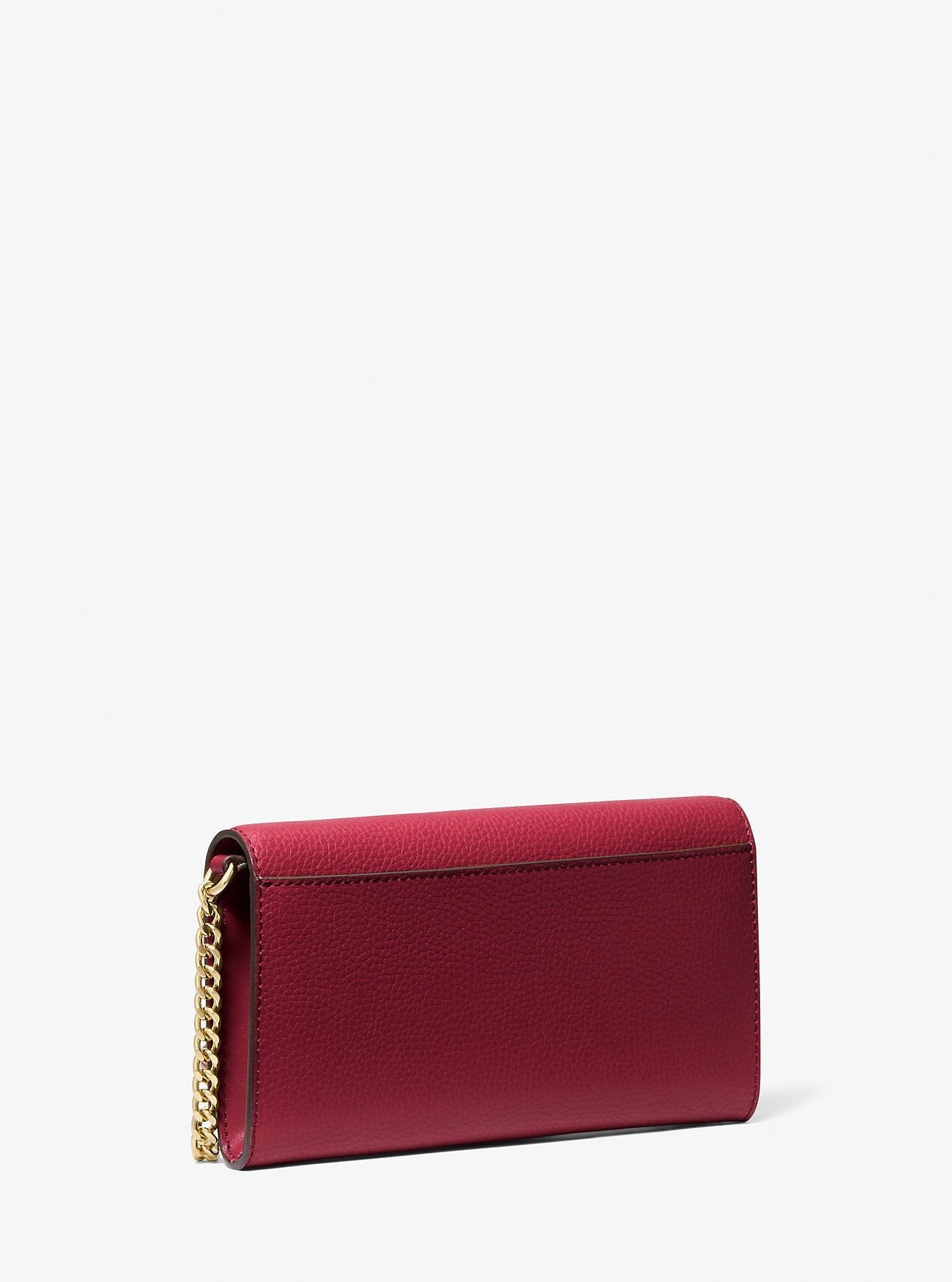 [INCOMING ETA 30 DAYS] Michael Kors Carson Large Wallet On A Chain in Cherry (35S5G2ZC7L)