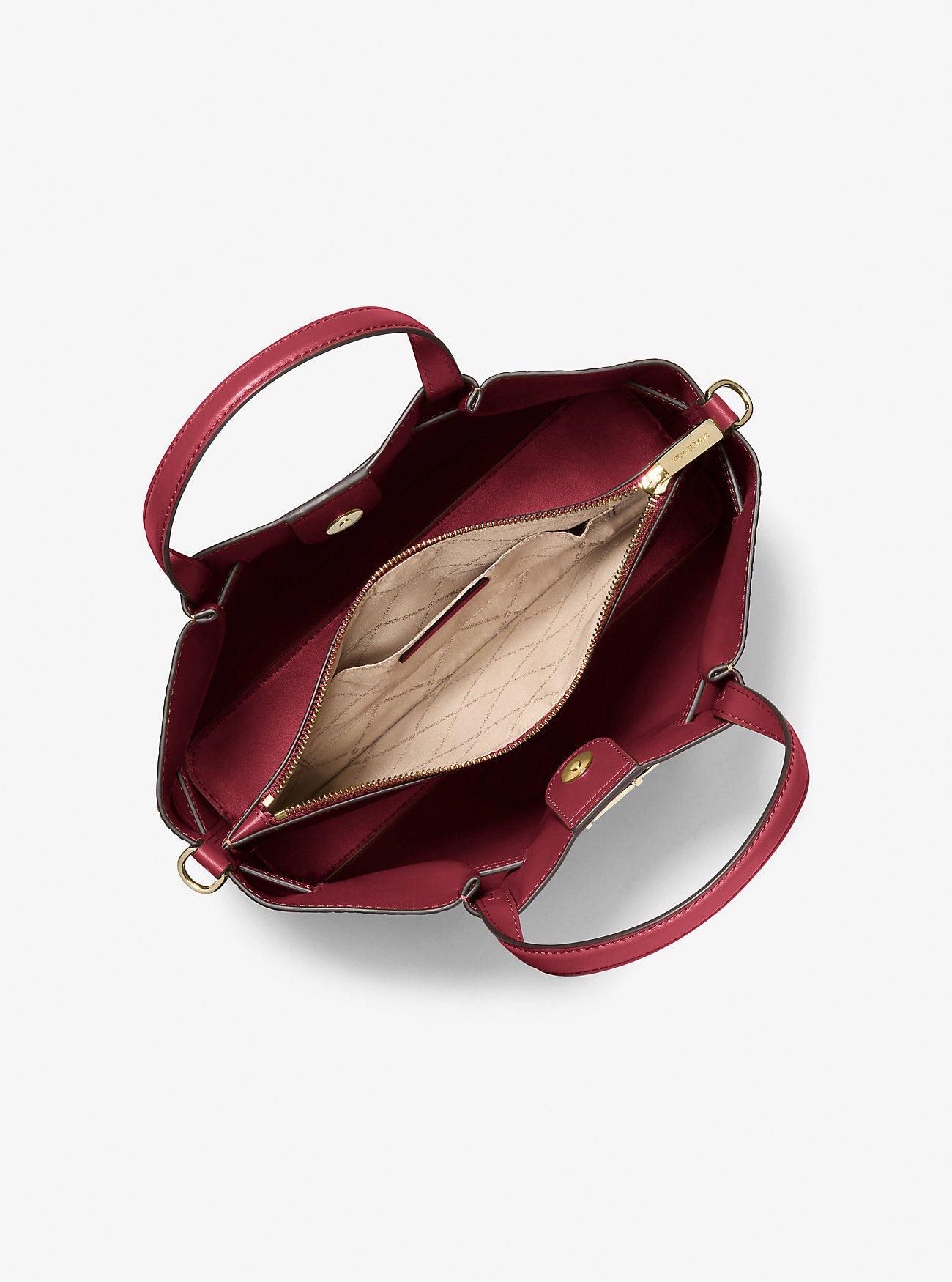 [INCOMING ETA 30 DAYS] Michael Kors Carson Medium CZ Satchel in Cherry (35F5G2ZS3A)