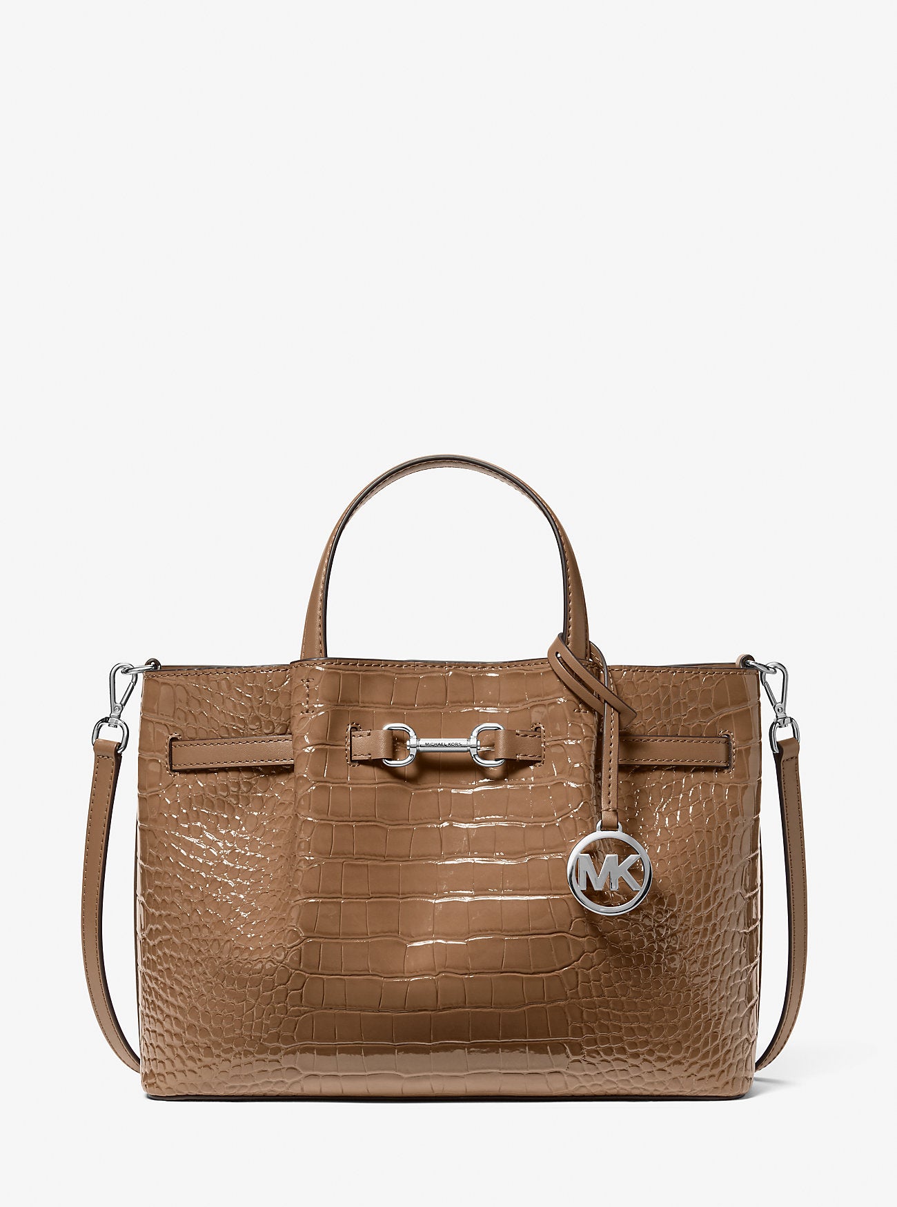 [INCOMING ETA 30 DAYS] Michael Kors Carson Medium CZ Satchel in Driftwood (35F5S2ZS3A)