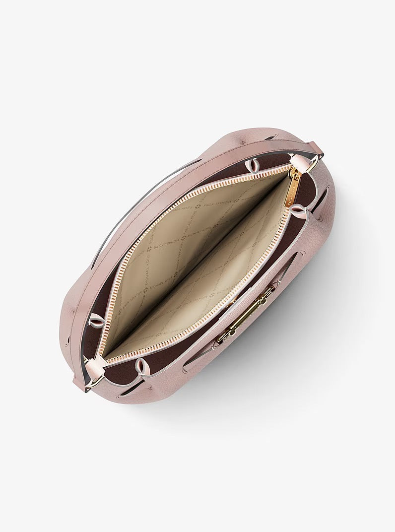 [READY STOCK MY] Michael Kors Carson Medium Convertible Bucket Shoulder in Powder Blush (35R6G2ZS6T)