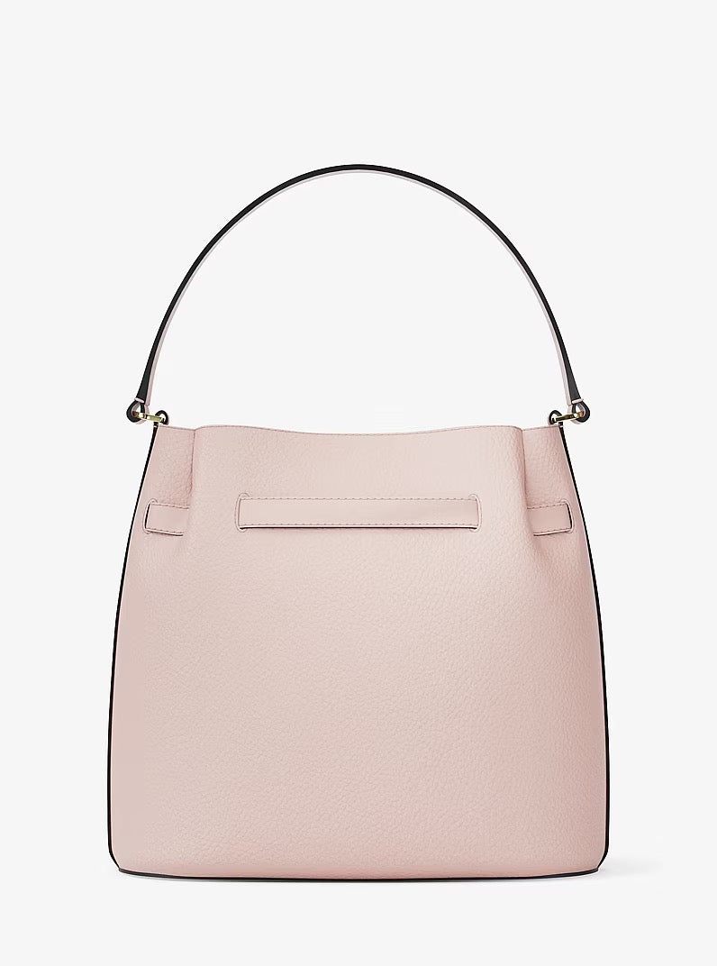 [READY STOCK MY] Michael Kors Carson Medium Convertible Bucket Shoulder in Powder Blush (35R6G2ZS6T)