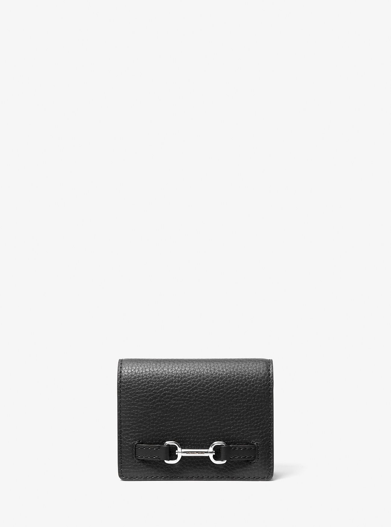 [INCOMING ETA 30 DAYS] Michael Kors Carson Small Pebbled Leather Wallet in Black (SHW)(35S5S2ZD5L)