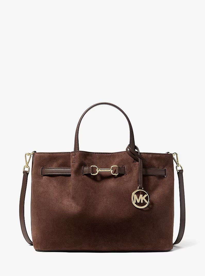 [INCOMING ETA 30 DAYS] Michael Kors Carson medium satchel bag in Nutmeg (35F6G2ZS3S)
