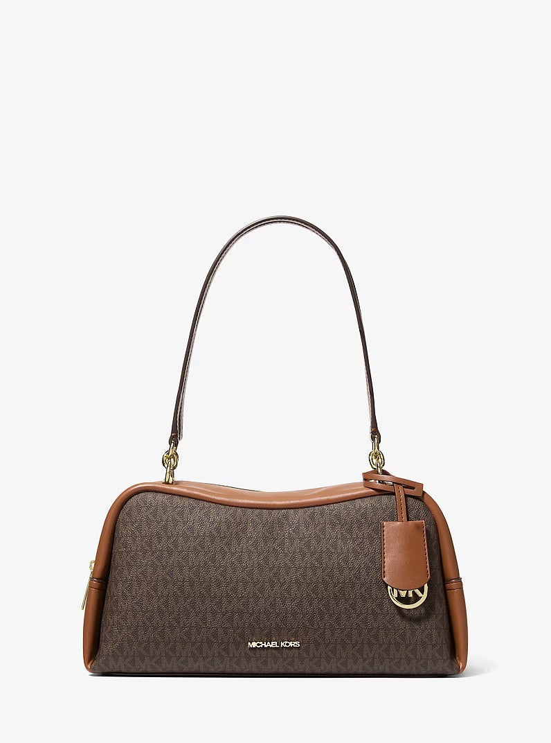[INCOMING ETA 30 DAYS] Michael Kors Cecily Medium Signature Logo Shoulder Bag in Signature Brown (35F5G8CL2B)
