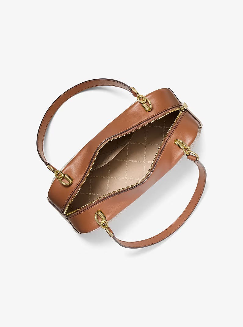 [INCOMING ETA 30 DAYS] Michael Kors Cecily Medium Signature Logo Shoulder Bag in Signature Vanilla (35F5G8CL2B)