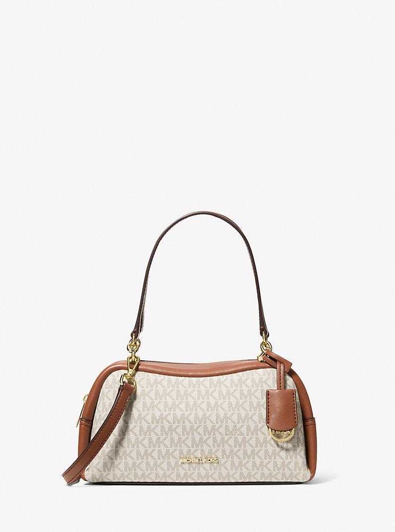 [INCOMING ETA 30 DAYS] Michael Kors Cecily Small Shoulder in Signature Vanilla (35F5G8CL1B)